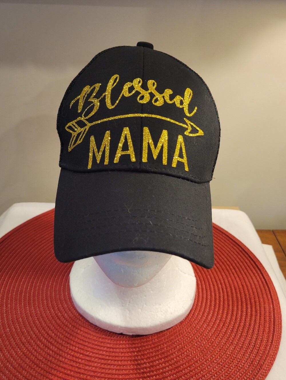 🧢EUC~BLESSED MAMA Baseball Cap